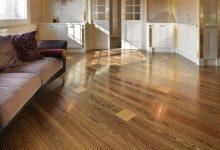 Laminate wooden flooring