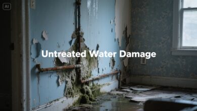 Untreated Water Damage